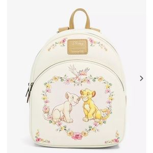 Loungefly Disney The Lion King Young Simba & Nala Heart
Mini Backpack